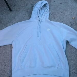 white nike hoodie